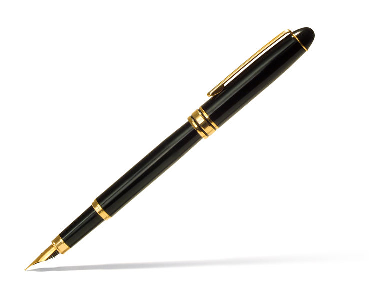 Picture Of Black Fountain Pen