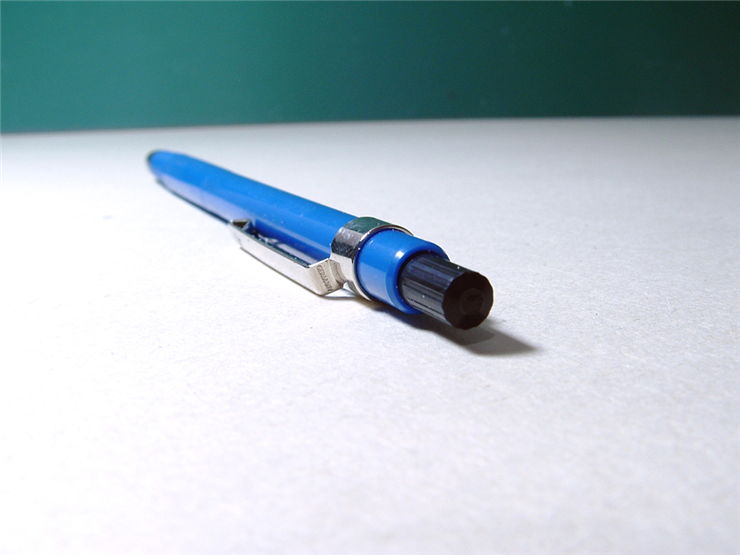 Picture Of Blue Mechanical Pencil