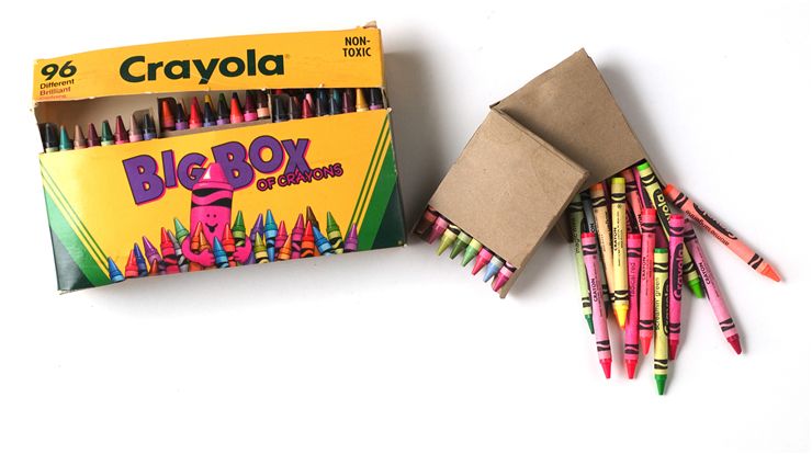 Picture Of Box Of Crayons