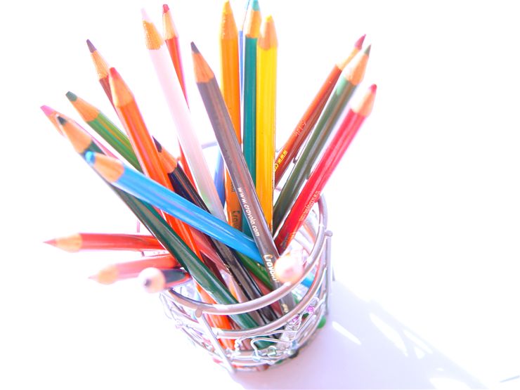 Picture Of Colored Wooden Pencils