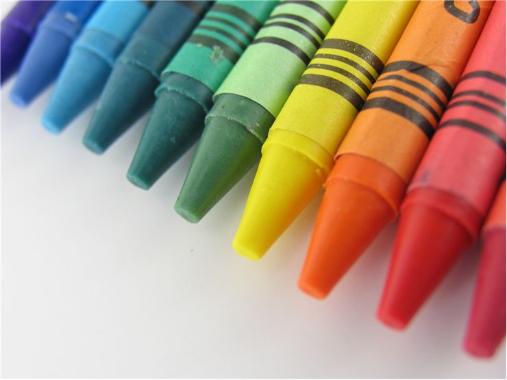 Picture Of Different Color Crayons