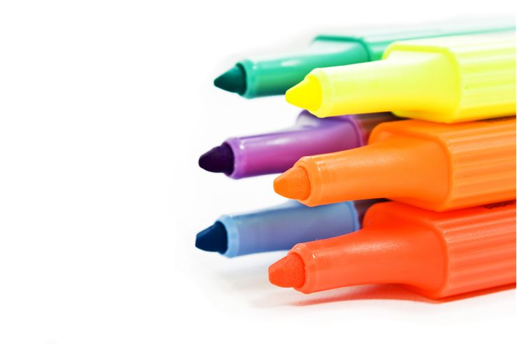 Picture Of Different Color Marker Pens