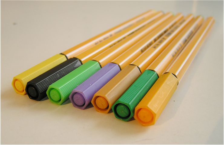 Picture Of Old Pen Markers