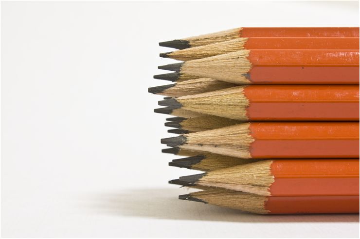 Picture Of Pencils In Order