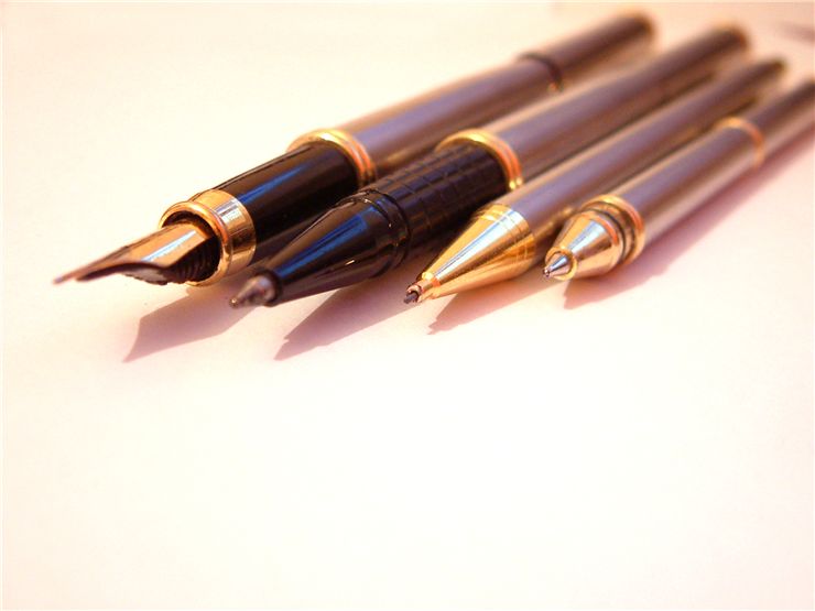 Picture Of Pens And Fountain Pen