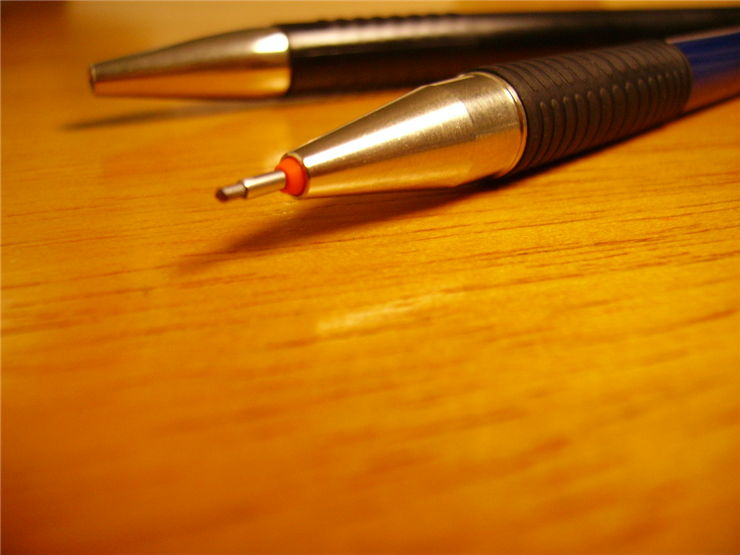 Picture Of Pens On Table