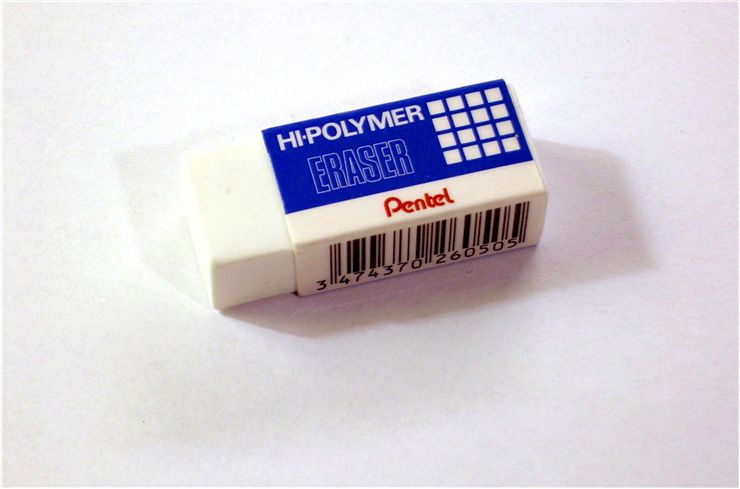 Picture Of Qulality Plastic Eraser