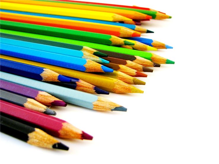Picture Of Wooden Pencils In Different Colors