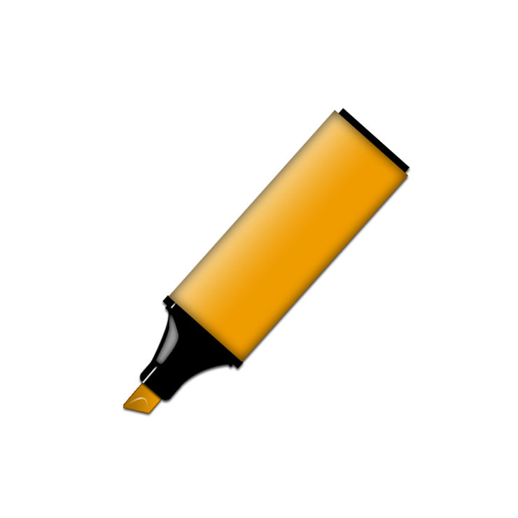 clipart yellow highlighter - photo #37